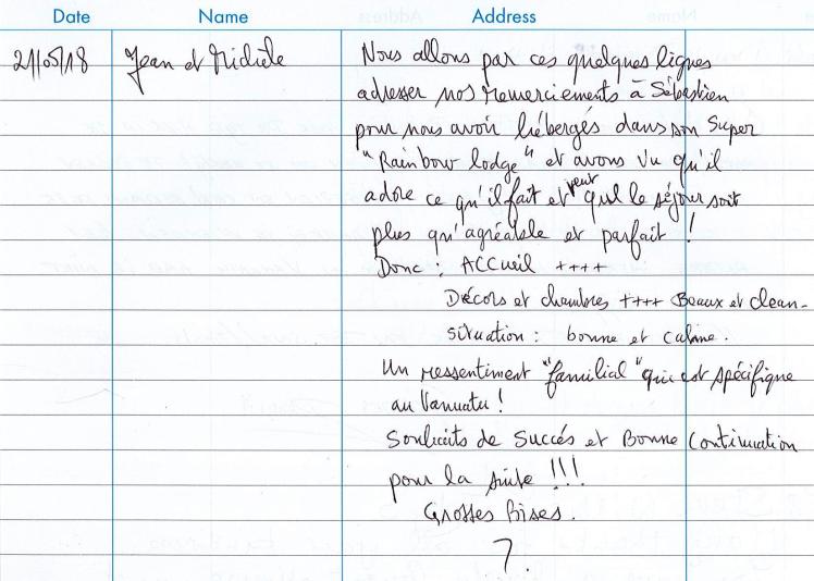 2018.05.21 - Jean and Michele, New-Caledonia